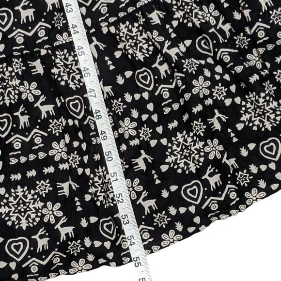 The Great 'The Joy' Folk print cotton long sleeve tiered prairie maxi dress 1/S - Picture 4 of 12